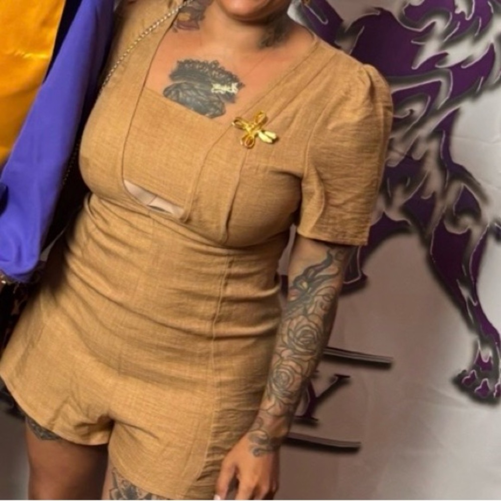 Stylish Tan Jumpsuit for Women